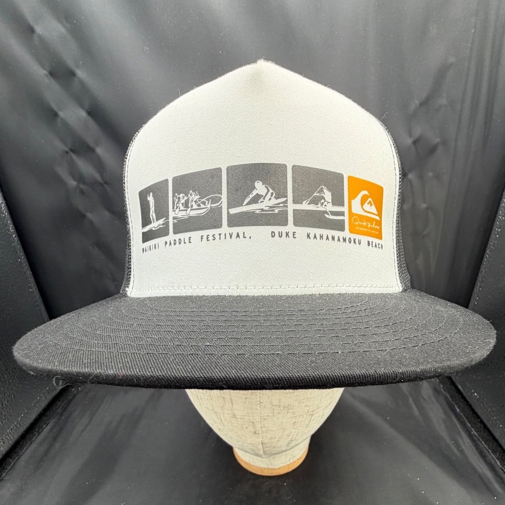 Quiksilver Waikiki Paddle Festival Duke Kahanamoku Beach Trucker Hat Snapback